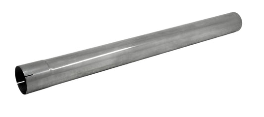 Friedrich Motorsport 3.5" 1000mm Auspuffrohr mit Muffe aluminierter Stahl