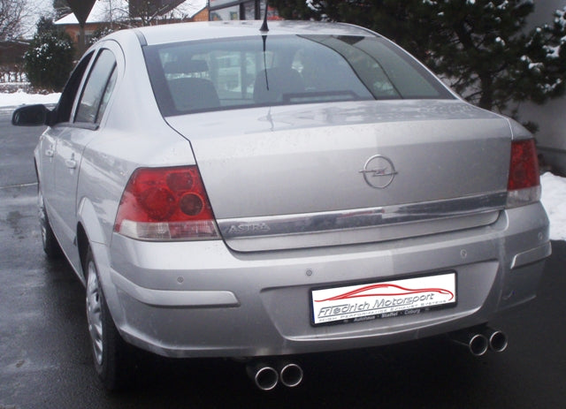 Friedrich Motorsport Duplex Sportendschalldämpfer Opel Astra H Stufenheck