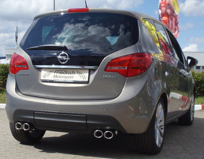 Friedrich Motorsport Duplex Sportendschalldämpfer Opel Meriva B