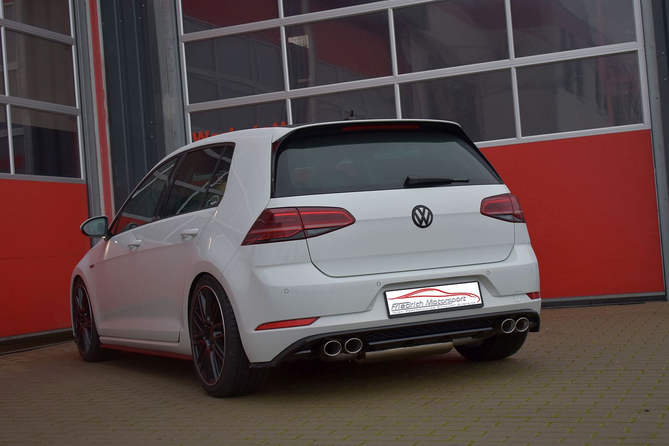 Friedrich Motorsport Duplex Sportendschalldämpfer VW Golf VII
