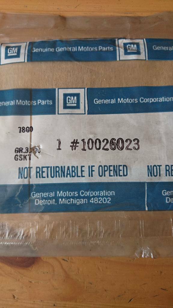 Opel Youngtimer Oldtimer Ansaugkrümmer Dichtung 2.5 GM 10026023