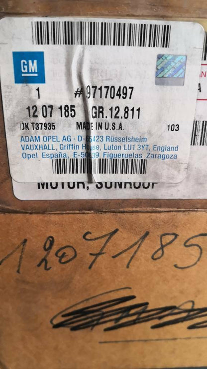 Opel Frontera B Schiebedachmotor neu original GM