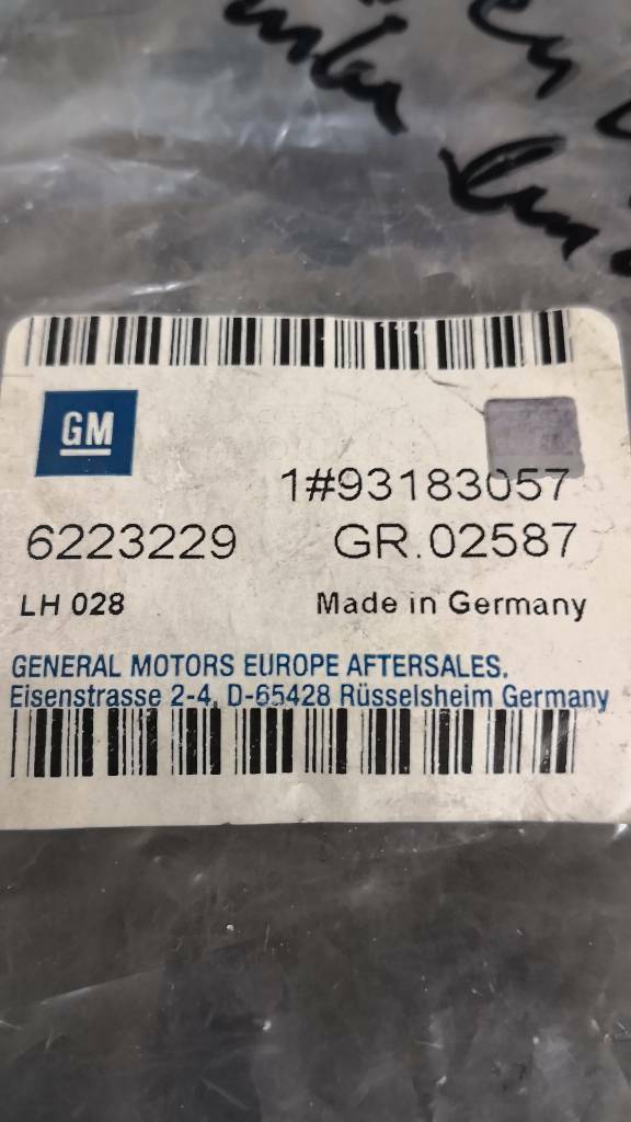 Opel Astra H Lampenträger Hinten Links Neu Original GM