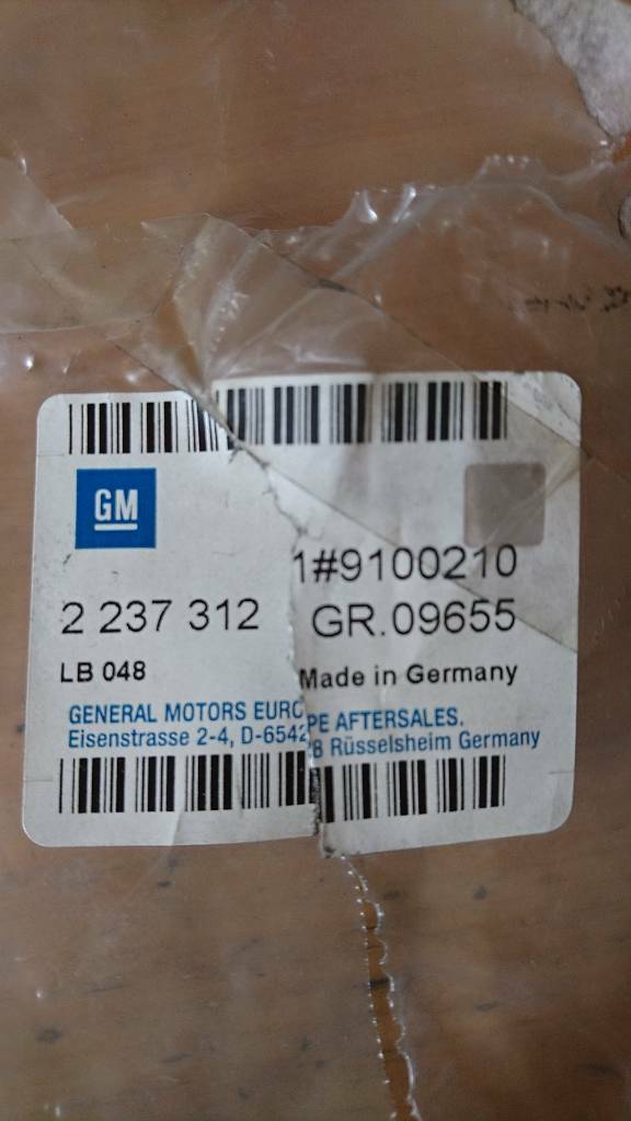Opel Astra G Abdeckung Boxengitter hinten rechts neu GM