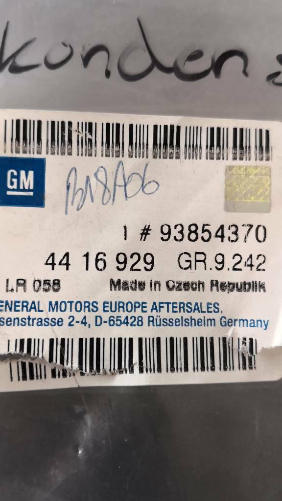 Opel Vivaro B Schlauch Klimakondensator Neu Original GM
