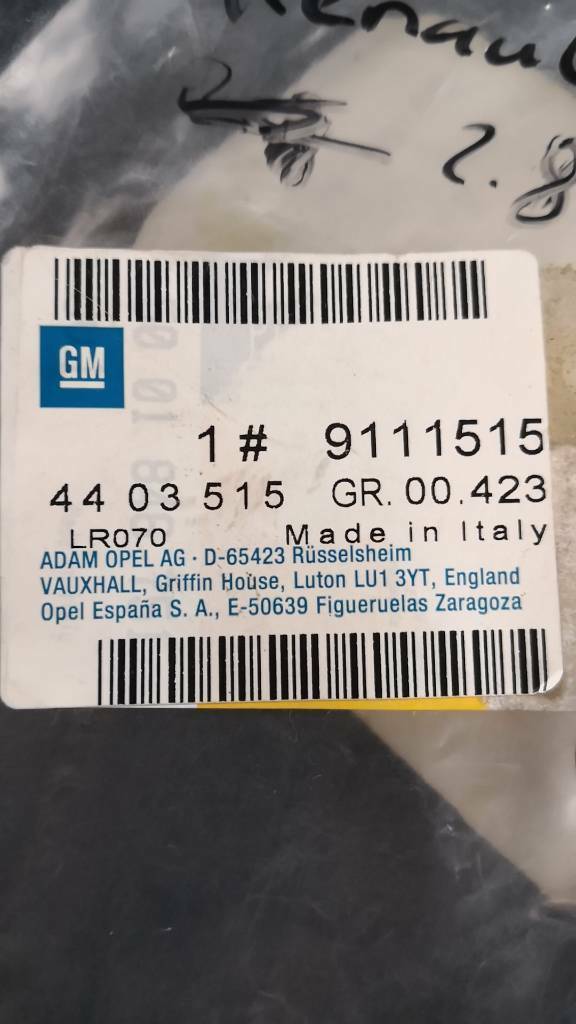 Original GM Renault Master 2.8 DTi Ventildeckeldichtung Neu