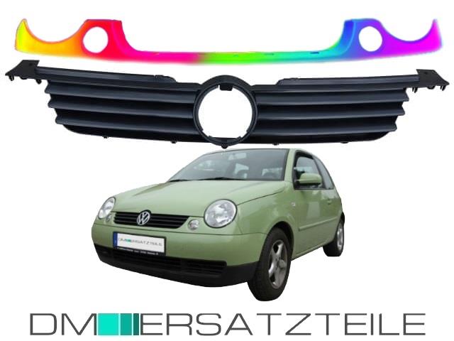 für VW LUPO 6X1 Grillblende Kühlergrillblende LACKIERT +Kühlergrill im SET 98-05