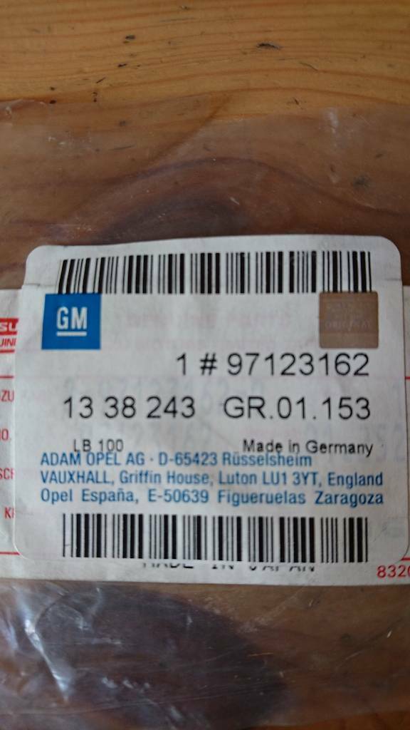 Frontera B Monterey Dichtung Thermostatgehäuse neu original GM