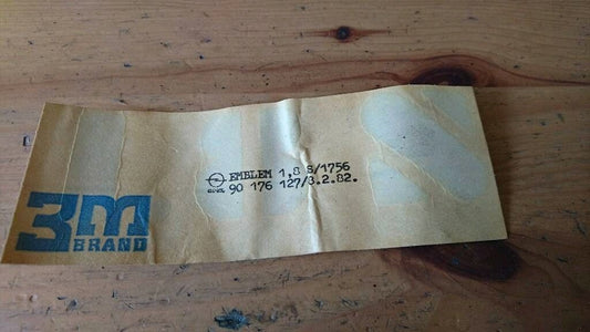 Opel Youngtimer Oldtimer Emblem "1.8 S" neu original GM