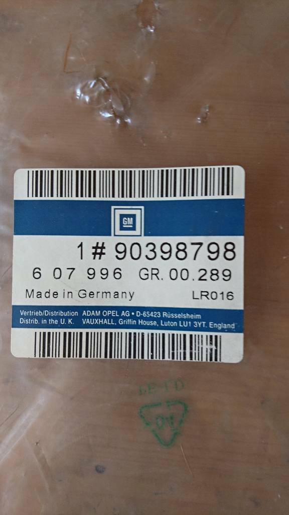 Kadett E Diesel Zylinderkopfdichtung 1.6 neu original GM