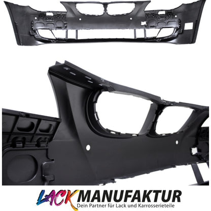 Stoßstange vorne für PDC / SRA LACKIERT passt für FACELIFT BMW E60 E61 LCI 07-10