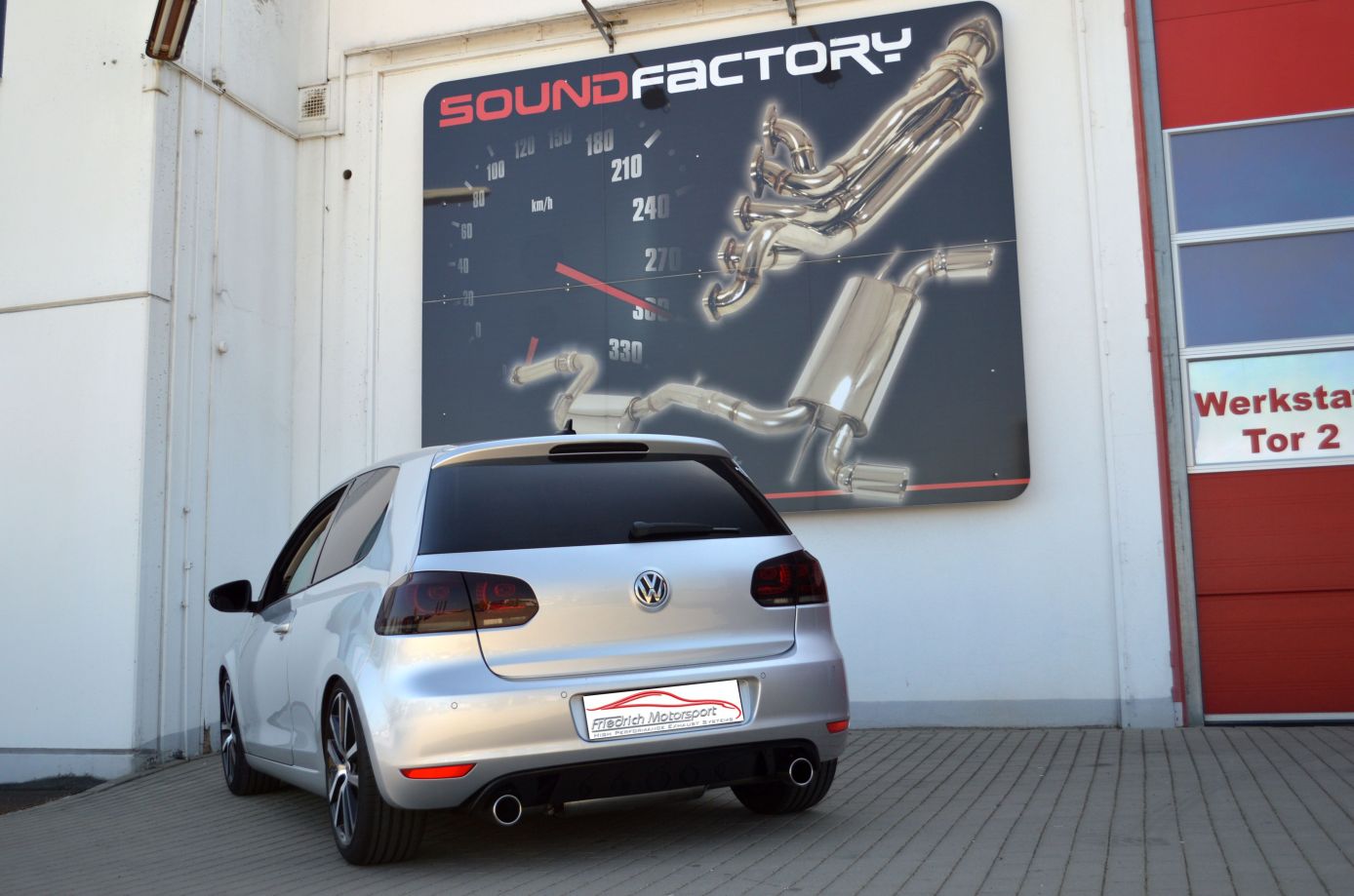 Friedrich Motorsport Gr.A Duplexanlage VW Golf VI