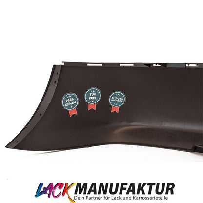 Set LACKIERT Audi A3 8L 8L1 Stoßstange hinten Bj 96-03 nicht Quattro lackierfähig Schwarz