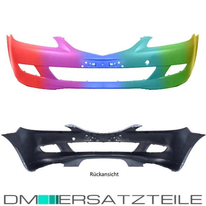 Set Lackiert Mazda 6 Frontstoßstange Bj 02-05 grundiert ohne PDC
