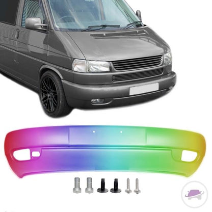 für VW T4  GP 96-03 Caravelle Stoßstange vorne LACKIERT+ Montagematerial 6 tlg.