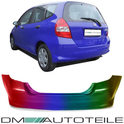 SET Honda Jazz Stoßstange Hinten Bj 04-08 LACKIERT nur für Facelift