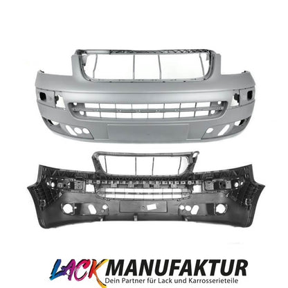 Ersatz für VW T5 Multivan Stoßstange vorne 03-09 Transporter Pritsche LACKIERT