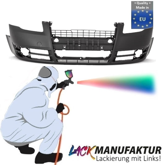 LACKIERT & NEU Audi A4 8E B7 Limousine Avant Stoßstange vorne Montageset Bj04-08