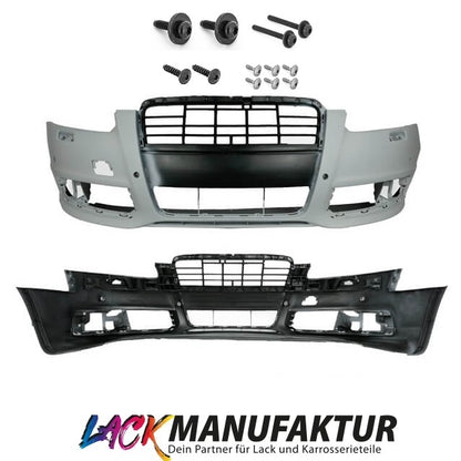 Set Lackiert Audi A6 4F2 C6 Limo Avant Stoßstange vorne SRA/PDC +MONTAGEKIT Bj.08-11