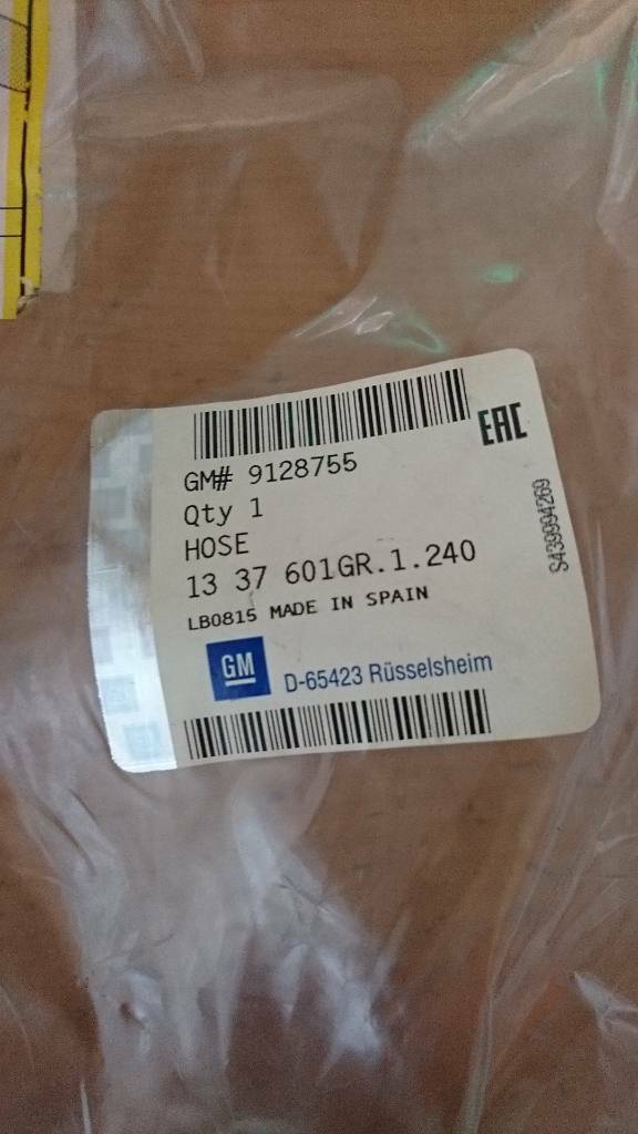 Corsa C Einlass Kühlerschlauch neu original GM