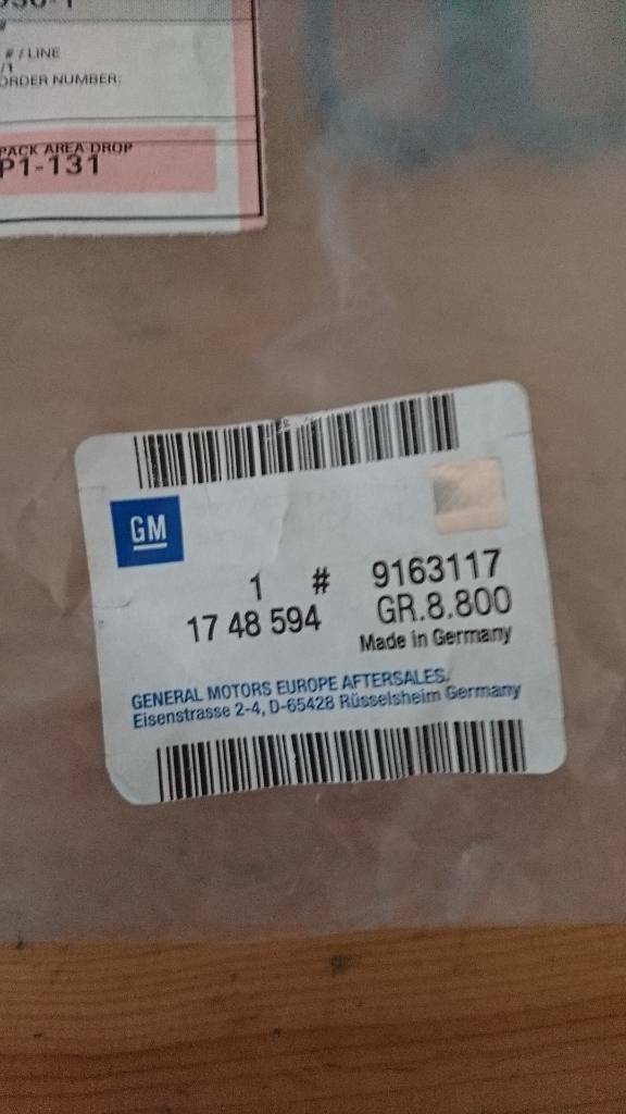 Astra H Zafira B Beifahrersitz Gepäcknetz Neu Original GM