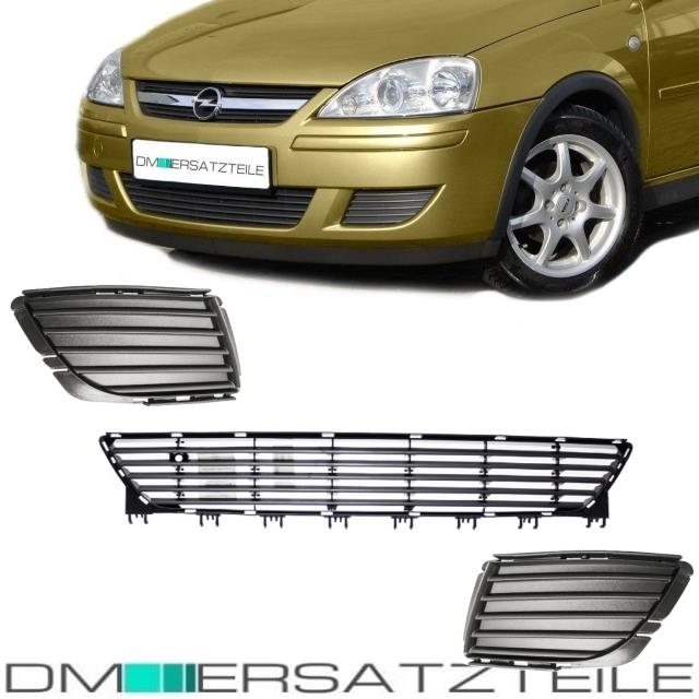 Set LACKIERT Opel Corsa C Combo Stoßstange vorne Facelift 03-06 + Gitter SET