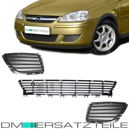 Set LACKIERT Opel Corsa C Combo Stoßstange vorne Facelift 03-06 + Gitter SET