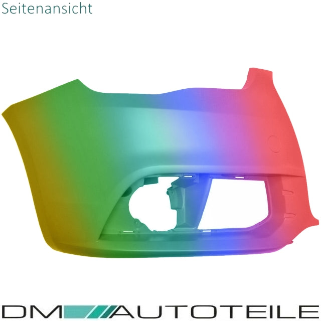 Audi A1 8X Stoßstange vorne Rechts Ecke ohne PDC ohne SRA 2010-2015 LACKIERT