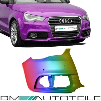 Audi A1 8X Stoßstange vorne Rechts Ecke für PDC für SRA 2010-2015 LACKIERT