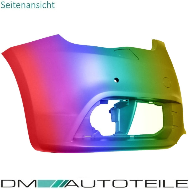 Audi A1 8X Stoßstange vorne Rechts Ecke für PDC für SRA 2010-2015 LACKIERT