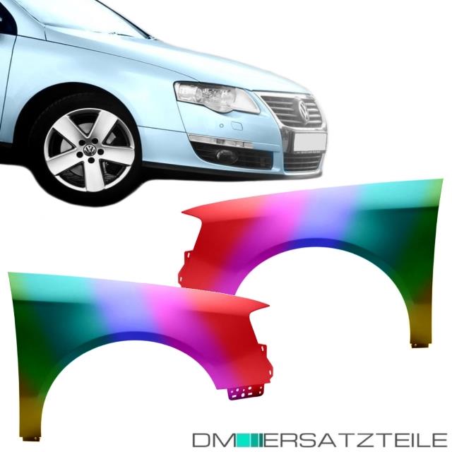 Kotflügel SET Rechts & Links passend für VW Passat 3C Bj 05-10 LACKIERT