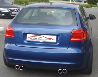 Friedrich Motorsport Duplex Sportendschalldämpfer Audi A3 8P Frontantrieb