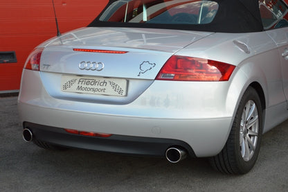 Friedrich Motorsport 76mm Duplex-Sportendschalldämpfer Audi TT 8J Frontantrieb