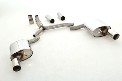 Friedrich Motorsport 76mm Duplex-Sportendschalldämpfer Edelstahl