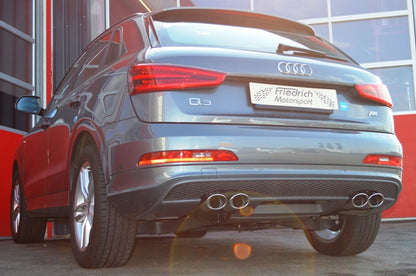 Friedrich Motorsport Duplex Sportendschalldämpfer Audi Q3 8U Frontantrieb