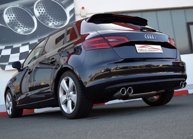 Friedrich Motorsport Duplex Sportendschalldämpfer Audi A3 8V Sportback Frontantrieb