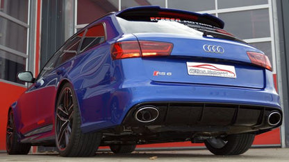 Friedrich Motorsport 2x76mm Duplex-Sportendschalldämpfer Edelstahl