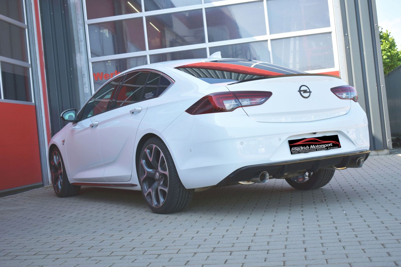 Friedrich Motorsport 76mm Duplex-Endschalldämpfer Opel Insignia Grand Sport Frontantrieb