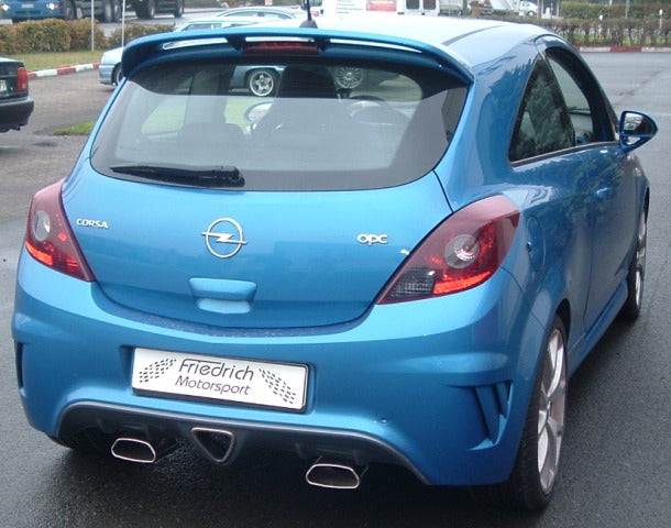 Friedrich Motorsport Duplex Sportendschalldämpfer Opel Corsa D OPC