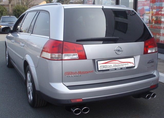 Friedrich Motorsport Duplex Sportendschalldämpfer Opel Vectra C