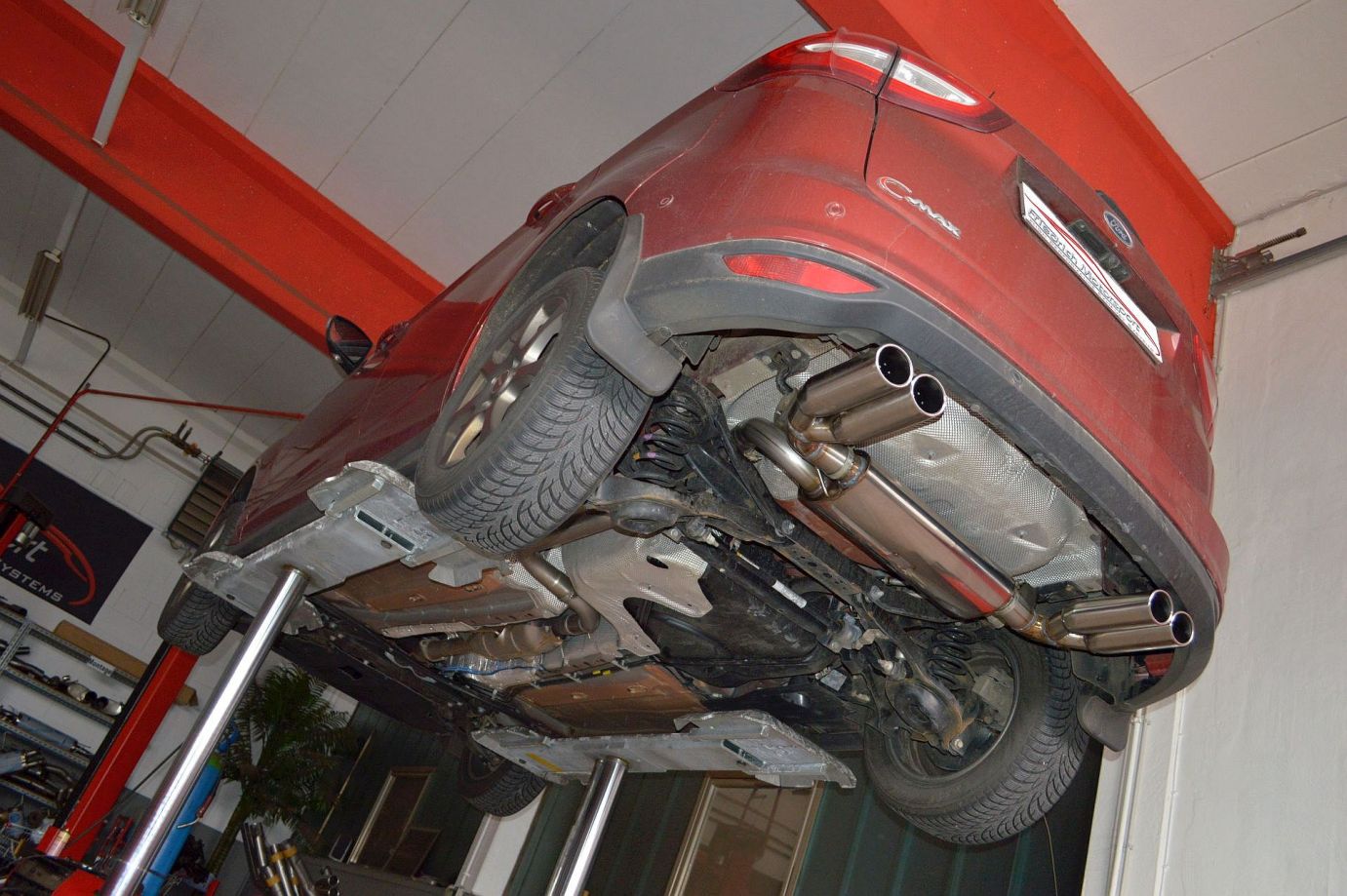 Friedrich Motorsport Duplex Sportendschalldämpfer Ford C-Max DXA