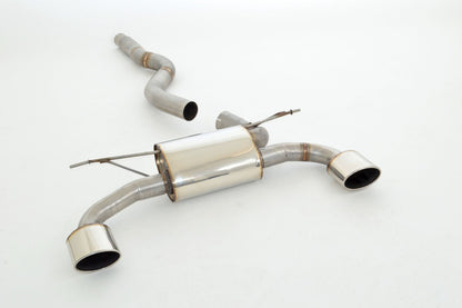 Friedrich Motorsport 76mm Duplex-Sportendschalldämpfer Edelstahl