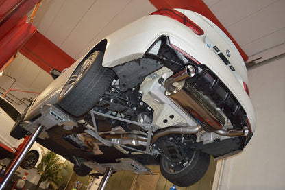 Friedrich Motorsport 76mm Duplex-Sportendschalldämpfer Edelstahl