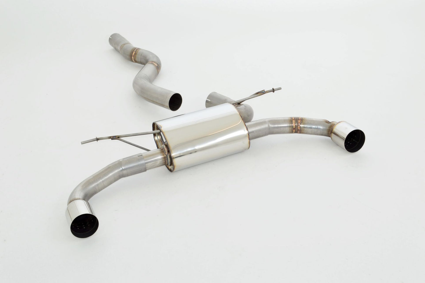 Friedrich Motorsport 76mm Duplex-Sportendschalldämpfer Edelstahl