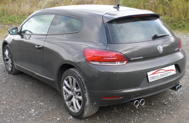 Friedrich Motorsport 76mm Duplex Sportendschalldämpfer VW Scirocco III