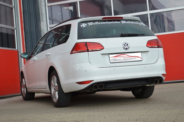 Friedrich Motorsport Duplex-Sportendschalldämpfer VW Golf VII Variant