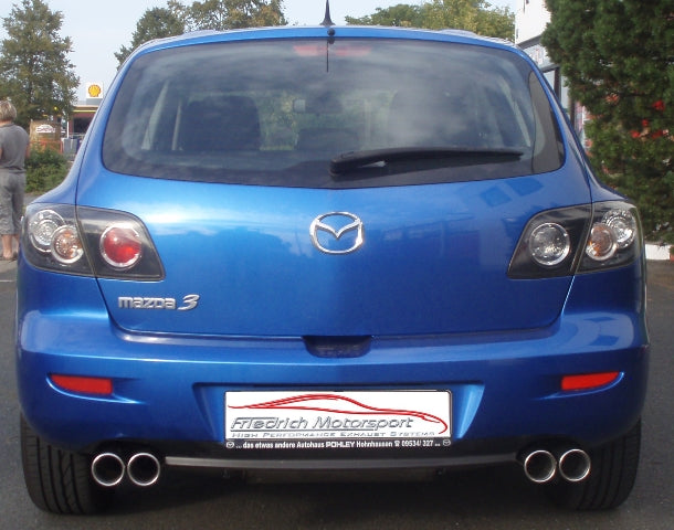 Friedrich Motorsport Duplex Sportendschalldämpfer Mazda 3 (BK) Schrägheck