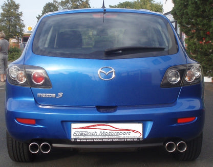 Friedrich Motorsport Duplex Sportendschalldämpfer Mazda 3 (BK) Schrägheck