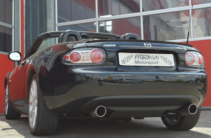 Friedrich Motorsport Duplex Sportendschalldämpfer Mazda MX5 NC Roadster