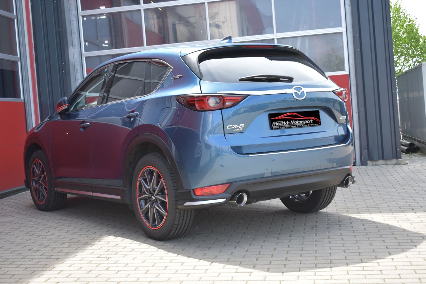 Friedrich Motorsport Duplex Sportendschalldämpfer Mazda CX-5 (KF) Allrad